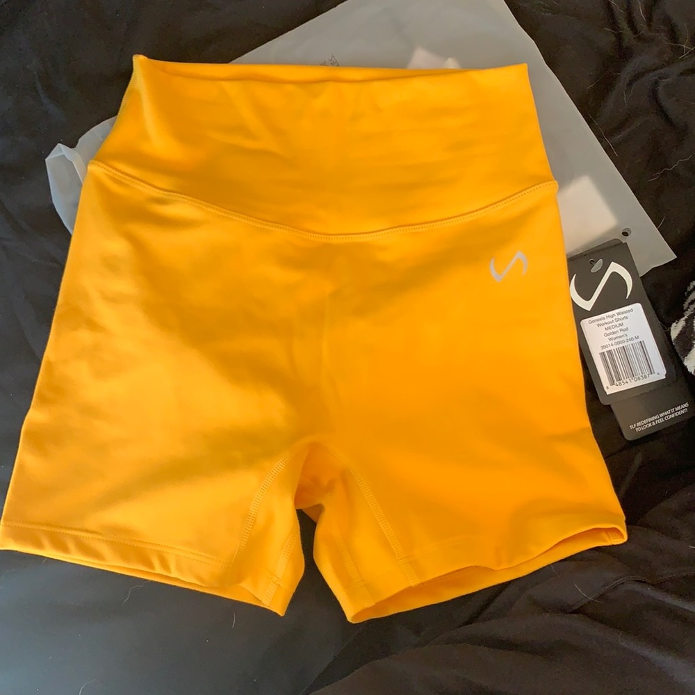 Brand New TLF High Waisted Workout Shorts - M